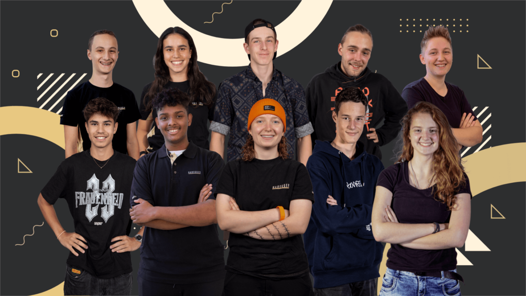 Our apprentices from the first to fourth year of training